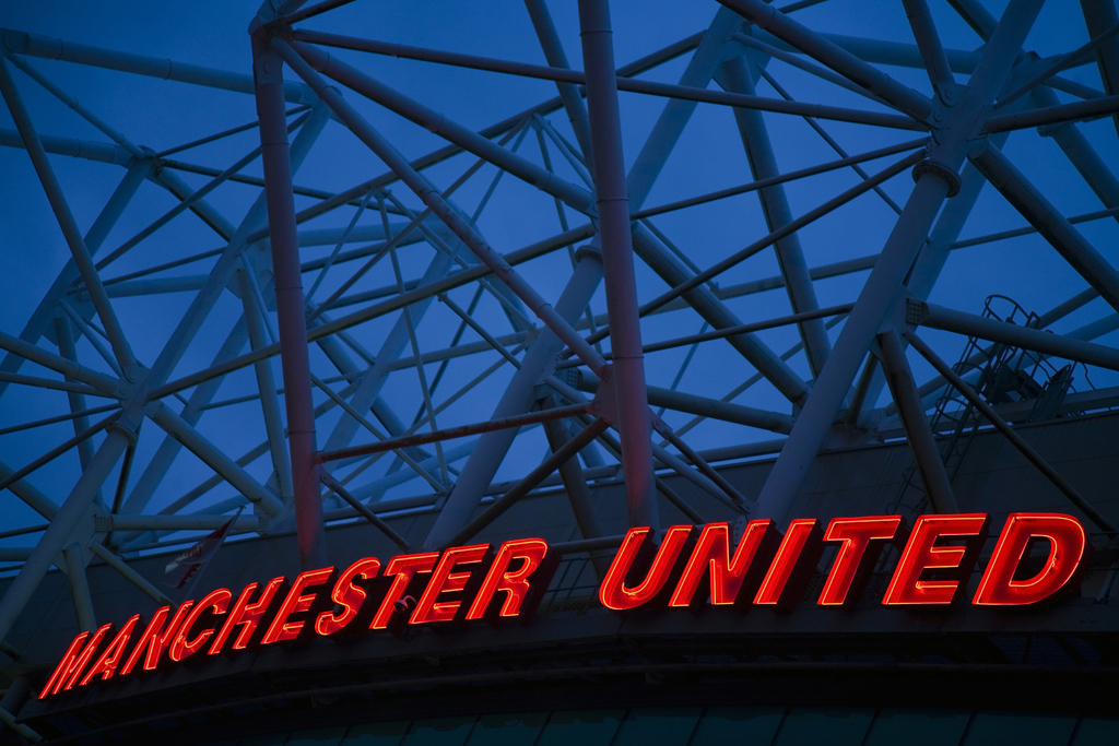 Old Trafford Soccer Stadium Manchester United Football Club home ground Manchester Lancashire England UK United Kingdom GB Great Britain Europe EU